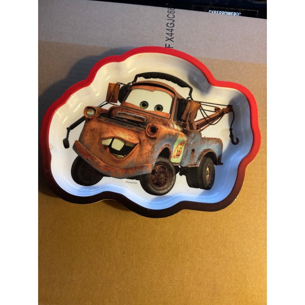 LIGHTING McQUEEN CHILDS PLATE the FIRST YEARS 2010 LEARNING CURVE NICE